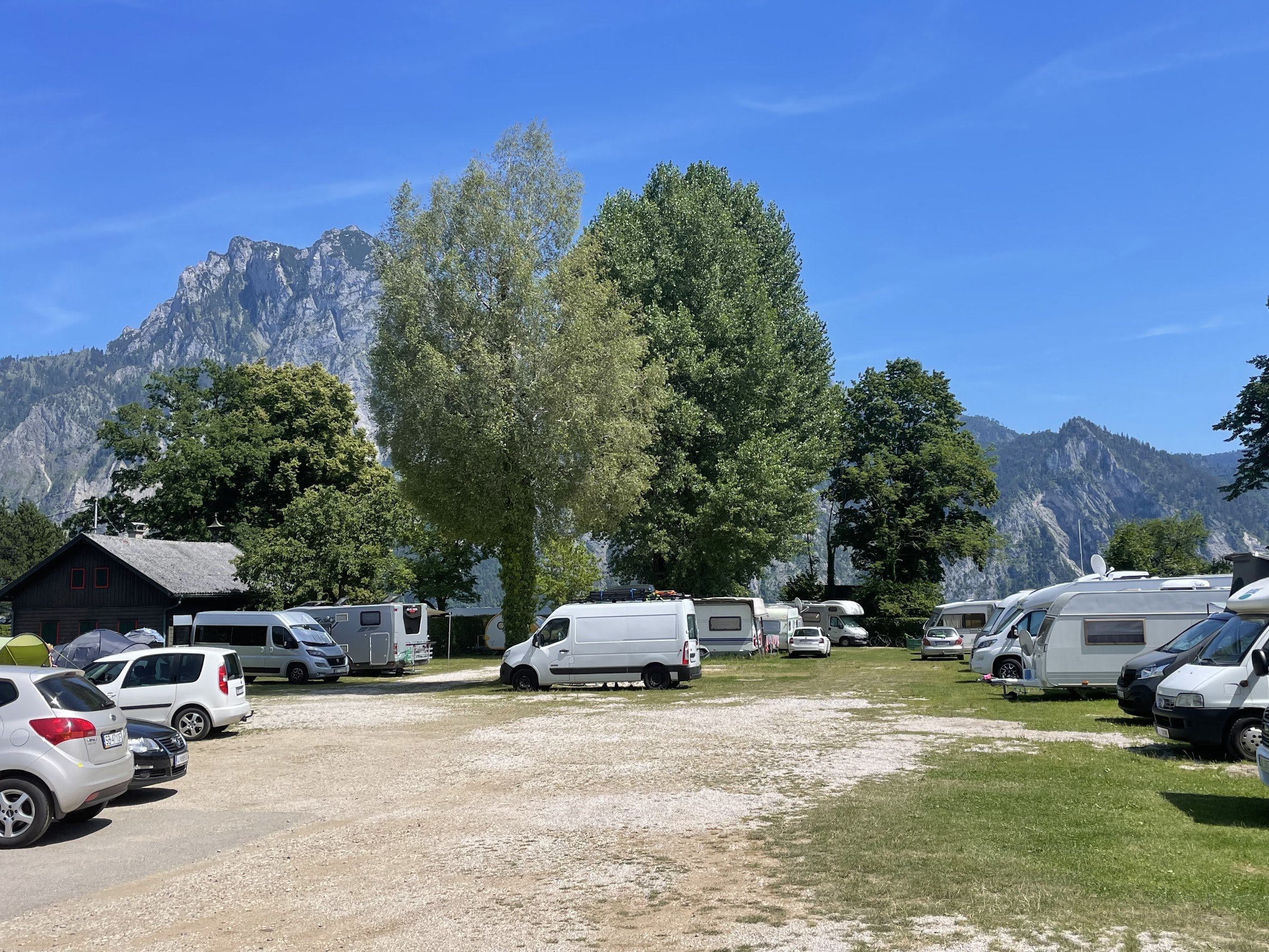 Strand - Camping Traunkirchen (Traunsee lakeside campsite)